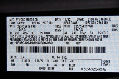 2022 Ford Escape Titanium