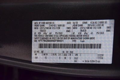 2022 Ford F-250SD XL STX 6-3/4' Box