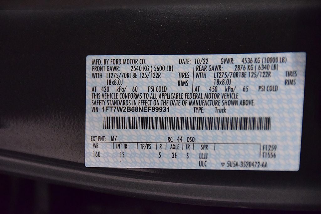 2022 Ford F-250SD XL STX 6-3/4' Box