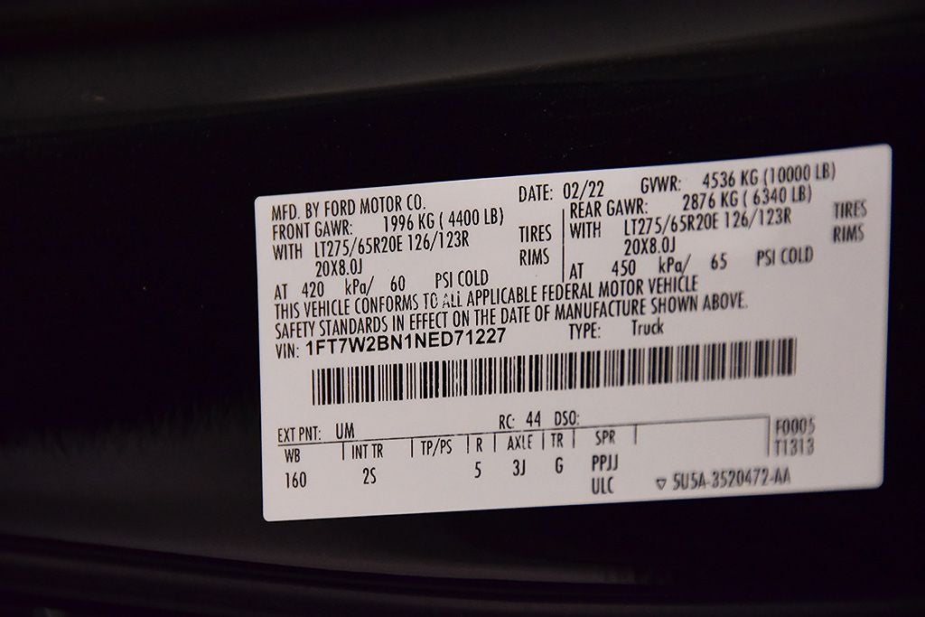 2022 Ford F-250SD XLT Sport 6-3/4' Box
