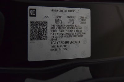 2026 Chevrolet Corvette Z06 3LZ