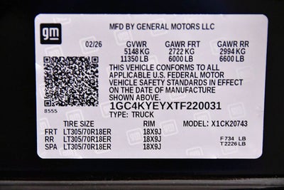 2026 Chevrolet Silverado 2500HD ZR2