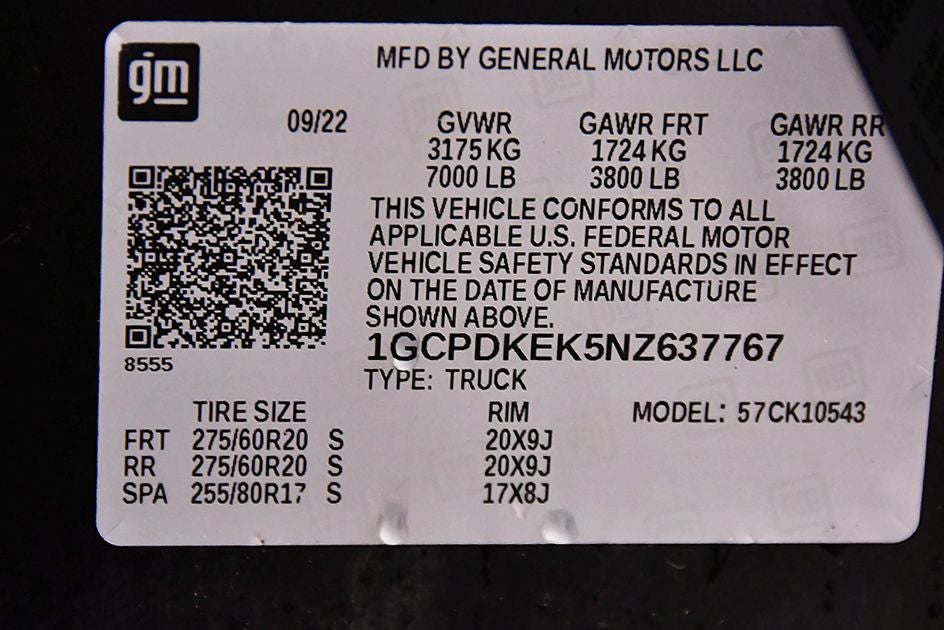 2022 Chevrolet Silverado 1500 LT All Star Edition