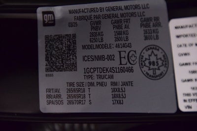 2025 Chevrolet Colorado Z71