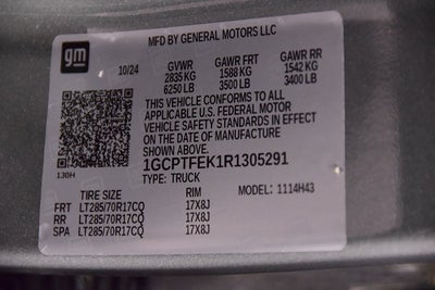 2024 Chevrolet Colorado ZR2