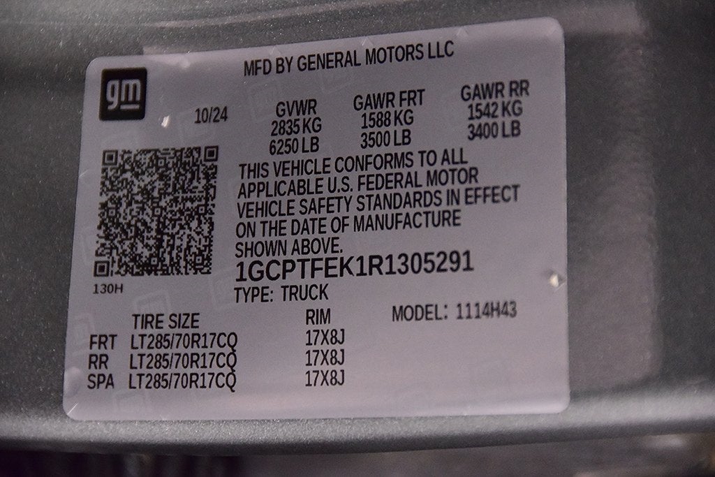 2024 Chevrolet Colorado ZR2