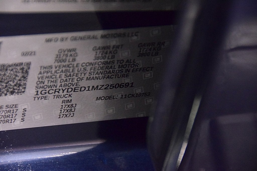 2021 Chevrolet Silverado 1500 LT All Star Edition