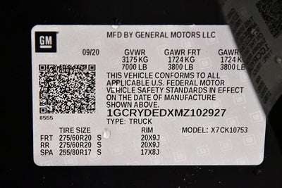 2021 Chevrolet Silverado 1500 LT All Star Edition