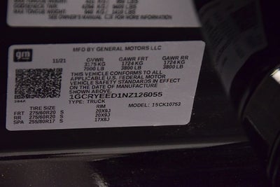 2022 Chevrolet Silverado 1500 LTD RST Z71