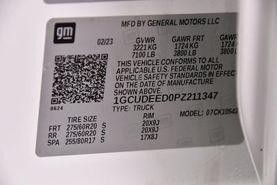 2023 Chevrolet Silverado 1500 RST Rally Edition