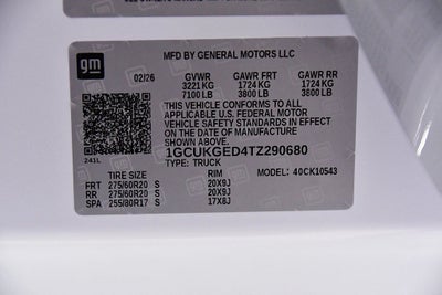 2026 Chevrolet Silverado 1500 LTZ