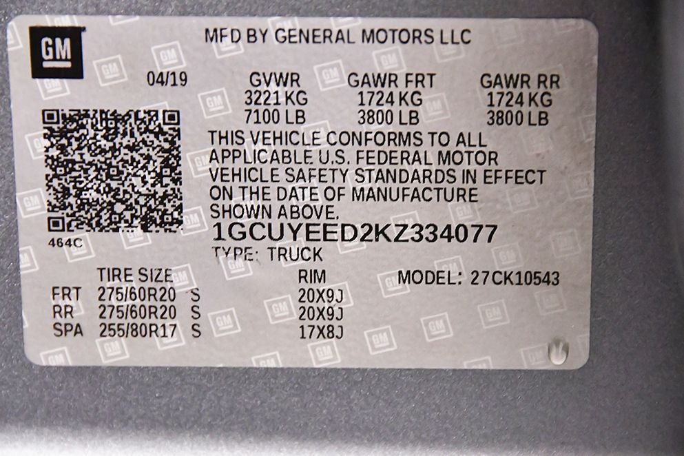 2019 Chevrolet Silverado 1500 RST Z71