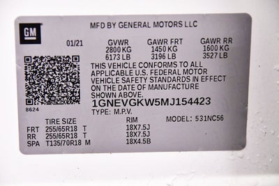2021 Chevrolet Traverse LT 1LT