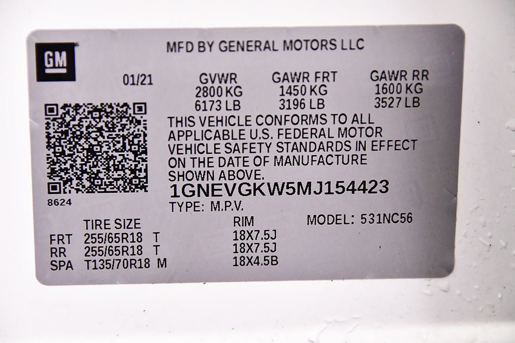 2021 Chevrolet Traverse LT 1LT