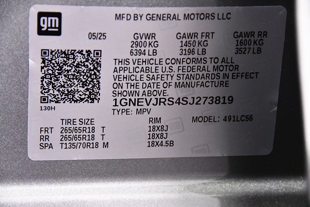 2025 Chevrolet Traverse Z71