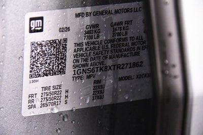 2026 Chevrolet Tahoe High Country