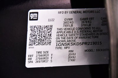 2023 Chevrolet Tahoe Premier