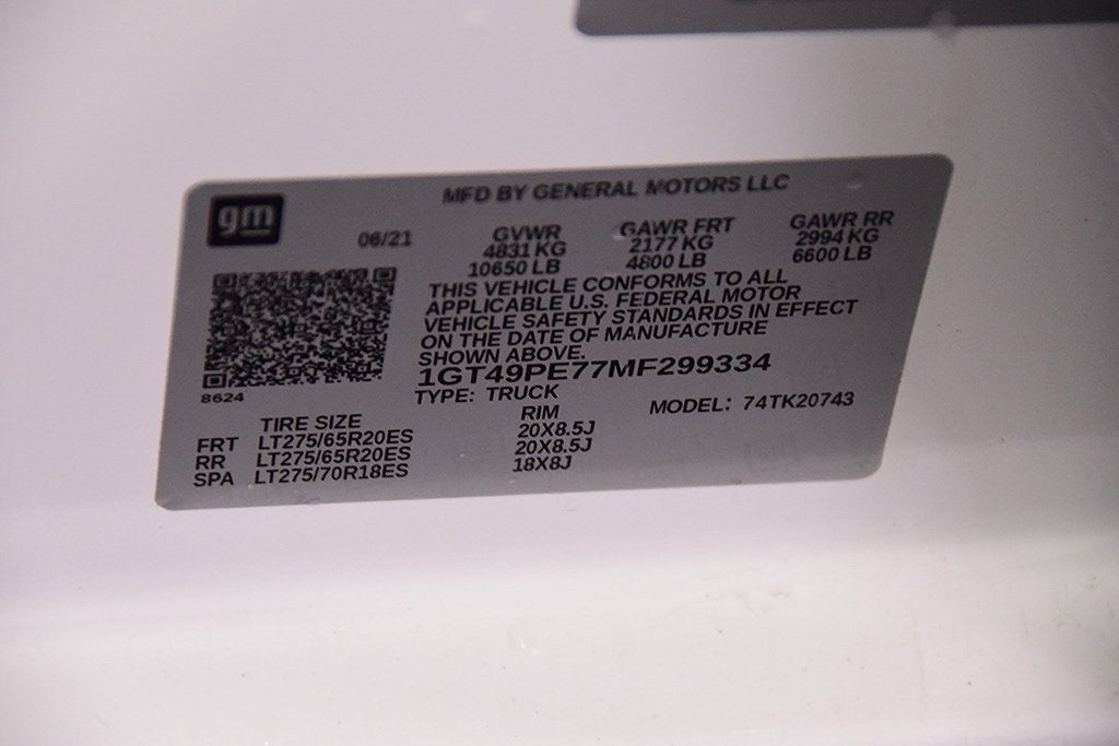 2021 GMC Sierra 2500HD AT4