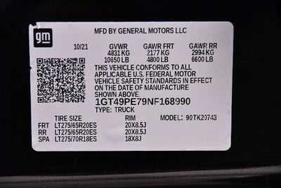 2022 GMC Sierra 2500HD AT4