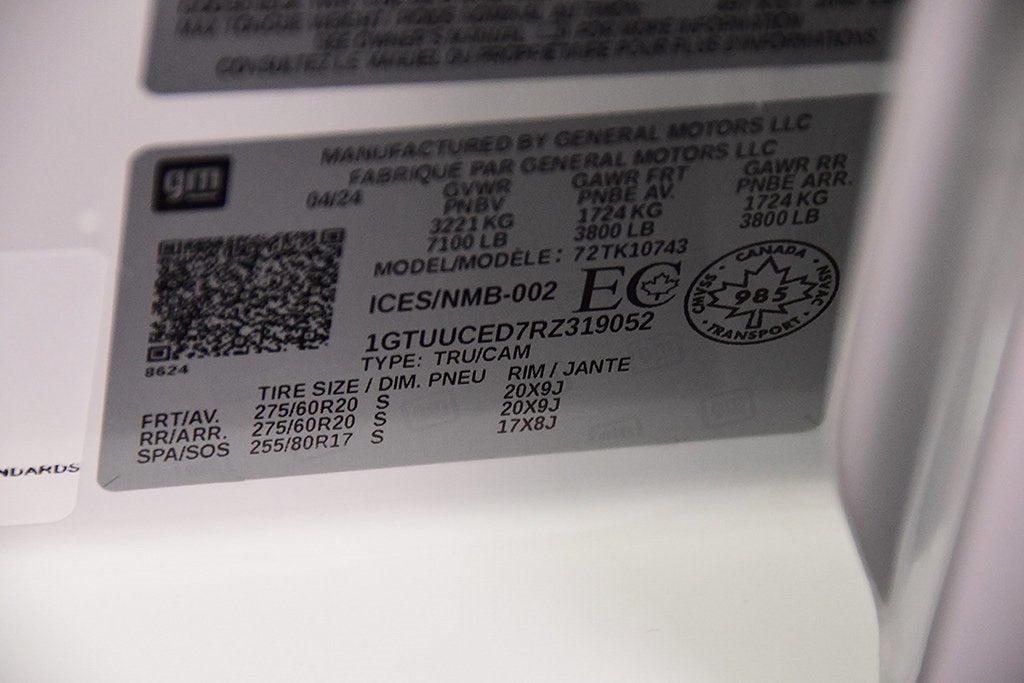 2024 GMC Sierra 1500 Elevation X31