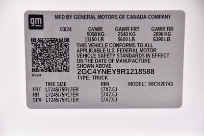 2024 Chevrolet Silverado 2500HD LT