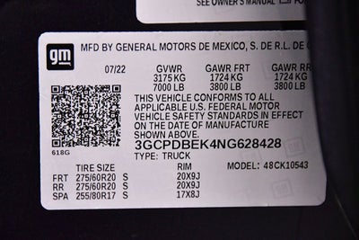 2022 Chevrolet Silverado 1500 Custom