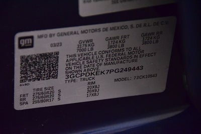 2023 Chevrolet Silverado 1500 LT All Star Edition