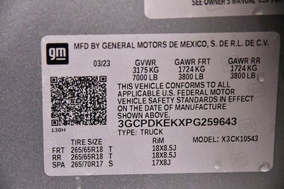 2023 Chevrolet Silverado 1500 LT All Star Edition