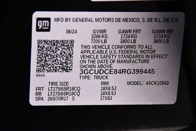 2024 Chevrolet Silverado 1500 Custom Trail Boss Z71