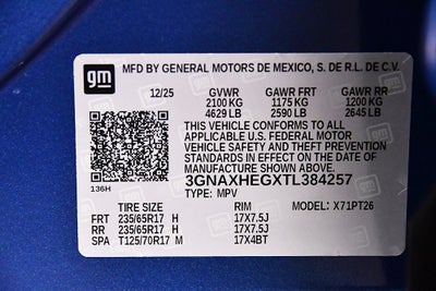 2026 Chevrolet Equinox LT