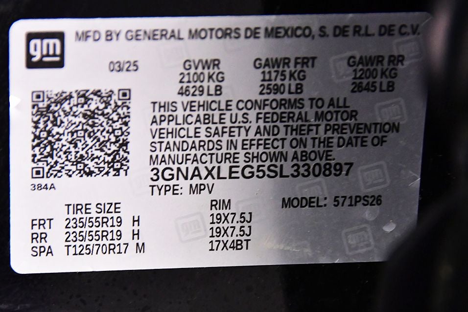 2025 Chevrolet Equinox RS