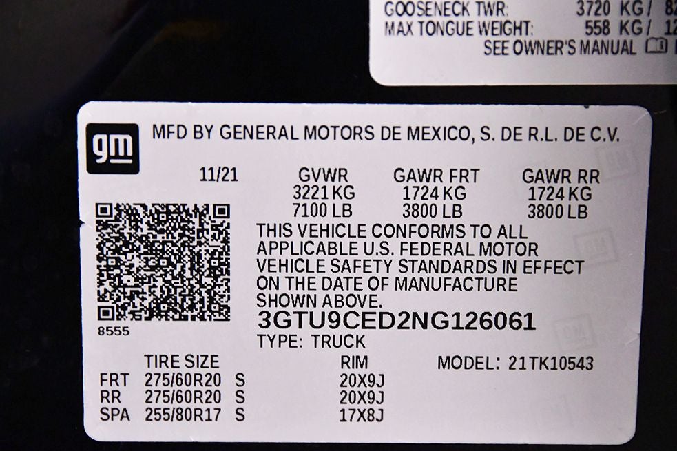 2022 GMC Sierra 1500 Limited Elevation X31