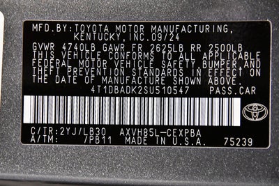 2025 Toyota Camry XSE