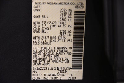 2020 Nissan Murano SL