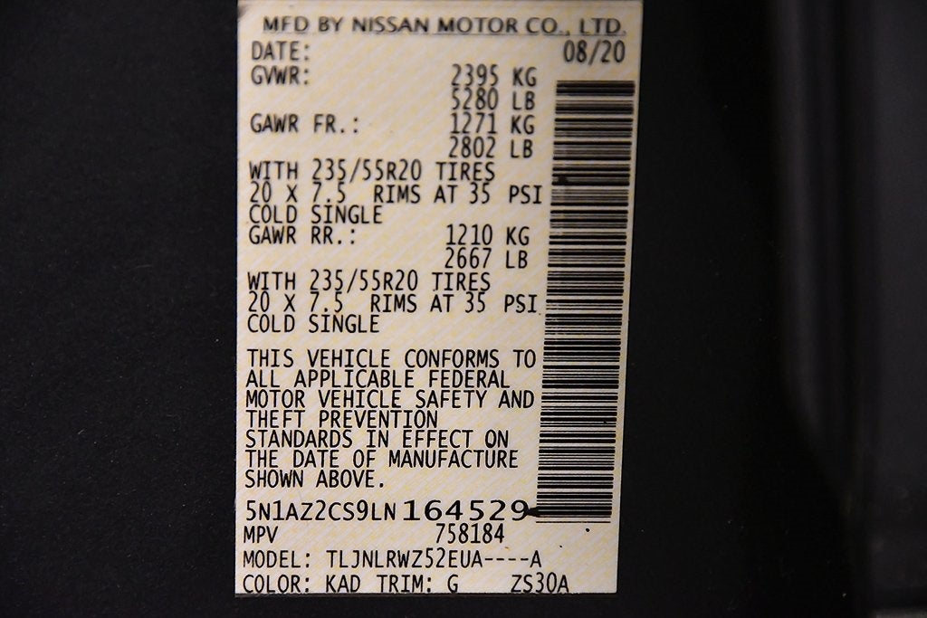 2020 Nissan Murano SL