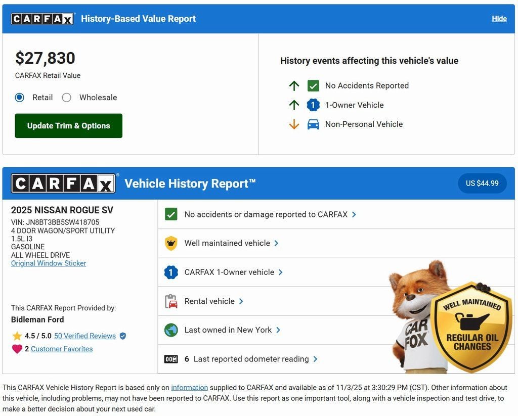 2025 Nissan Rogue SV