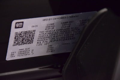 2026 Chevrolet Trax 2RS