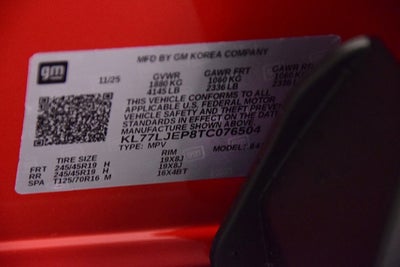 2026 Chevrolet Trax 2RS