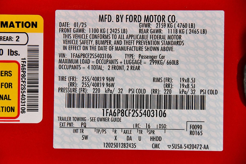 2025 Ford Mustang GT Premium Bronze Edition