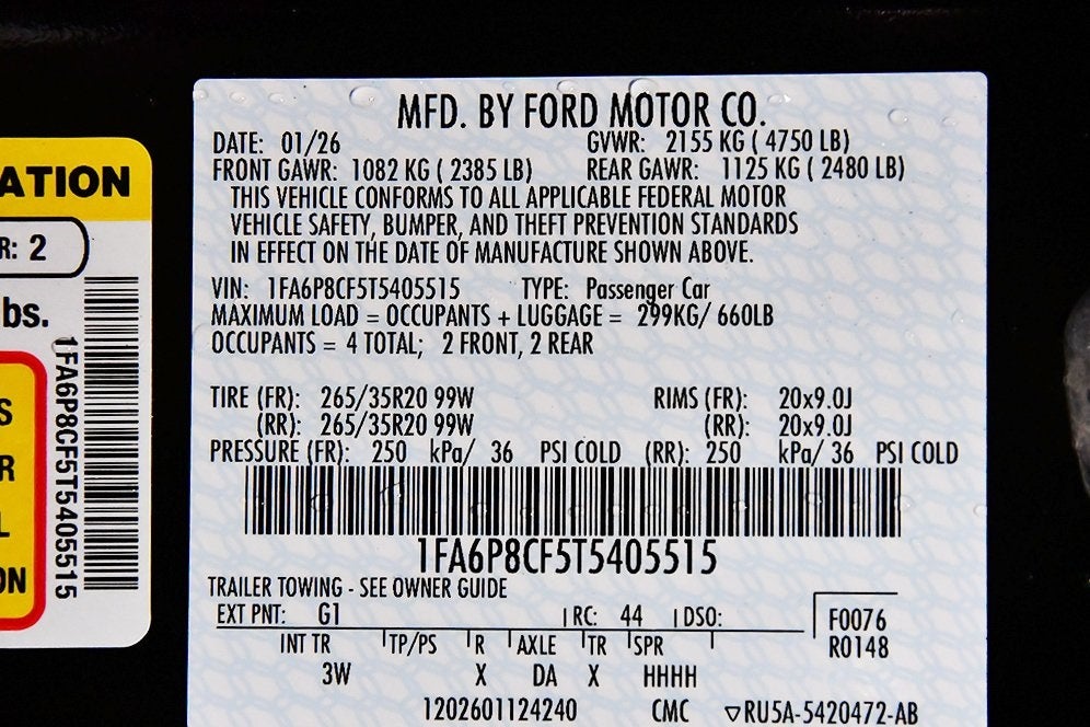 2026 Ford Mustang GT Premium