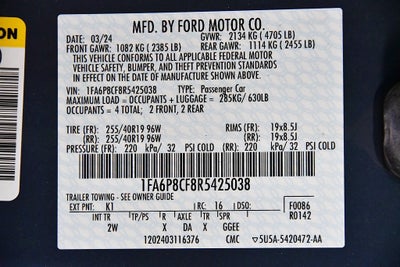 2024 Ford Mustang GT Nite Pony