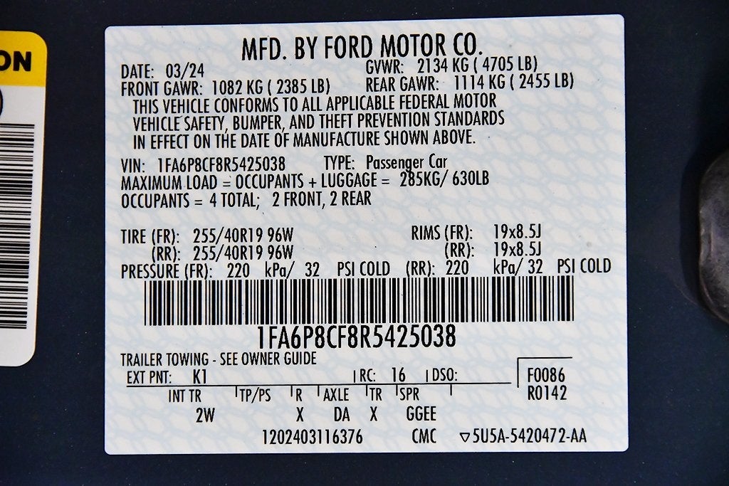 2024 Ford Mustang GT Nite Pony