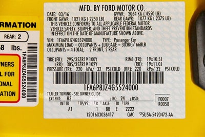 2016 Ford Mustang Shelby GT350