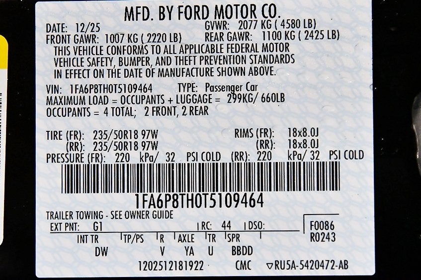 2026 Ford Mustang EcoBoost