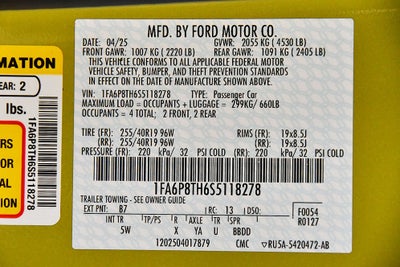 2025 Ford Mustang EcoBoost Premium Nite Pony