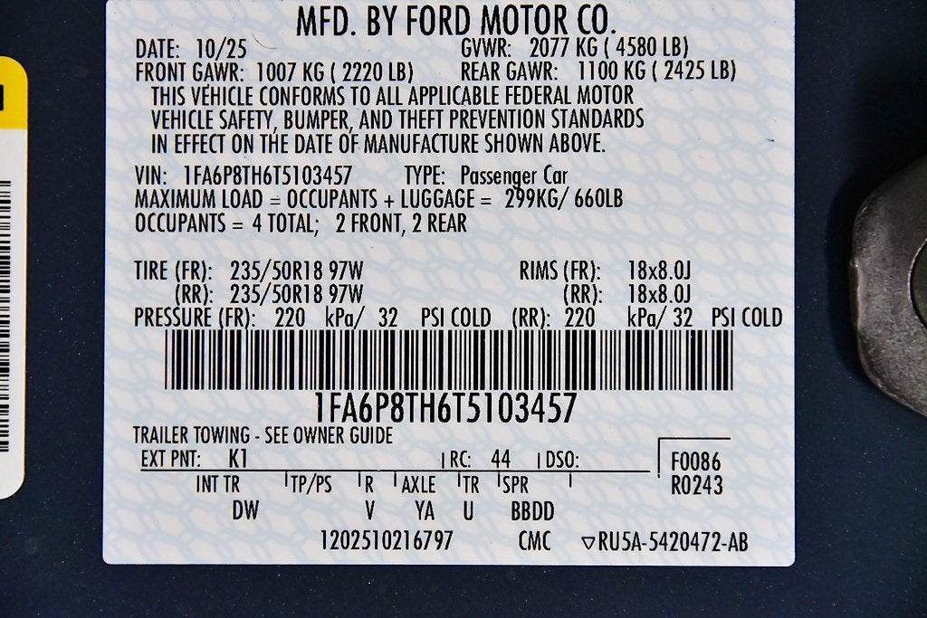 2026 Ford Mustang EcoBoost