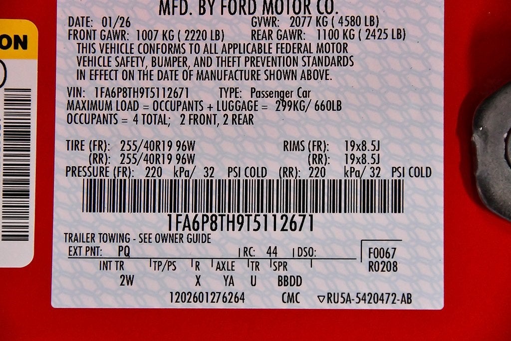 2026 Ford Mustang EcoBoost Nite Pony