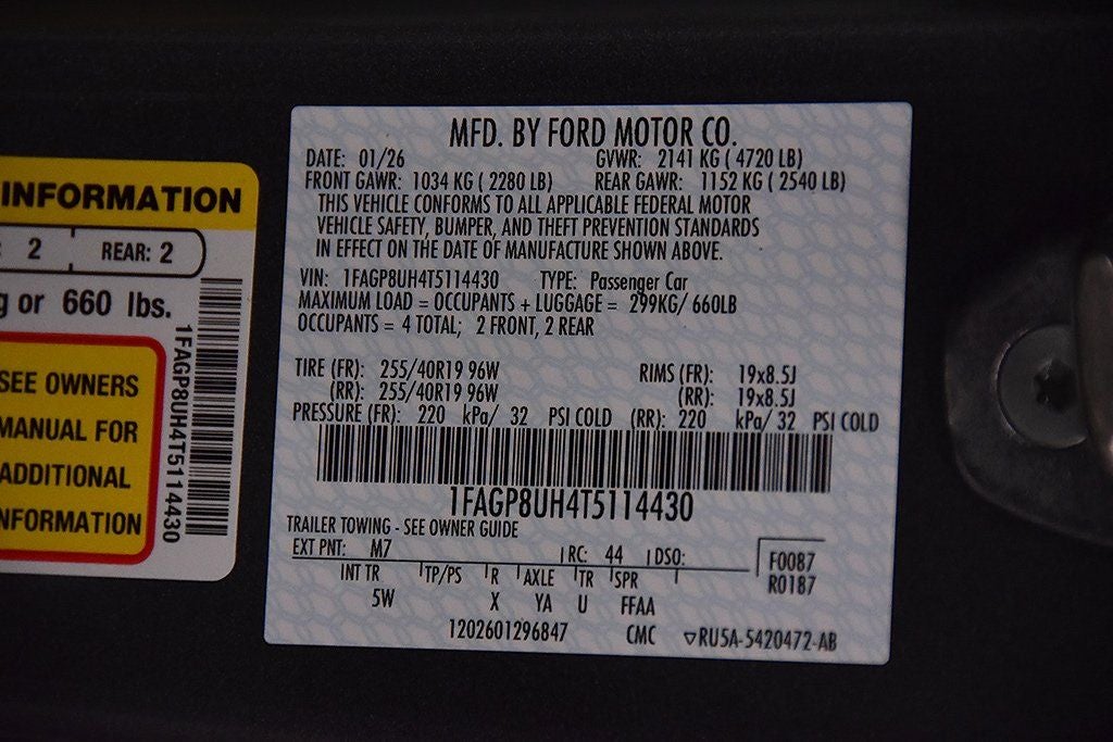 2026 Ford Mustang EcoBoost Premium Nite Pony