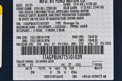 2026 Ford Mustang EcoBoost Pony