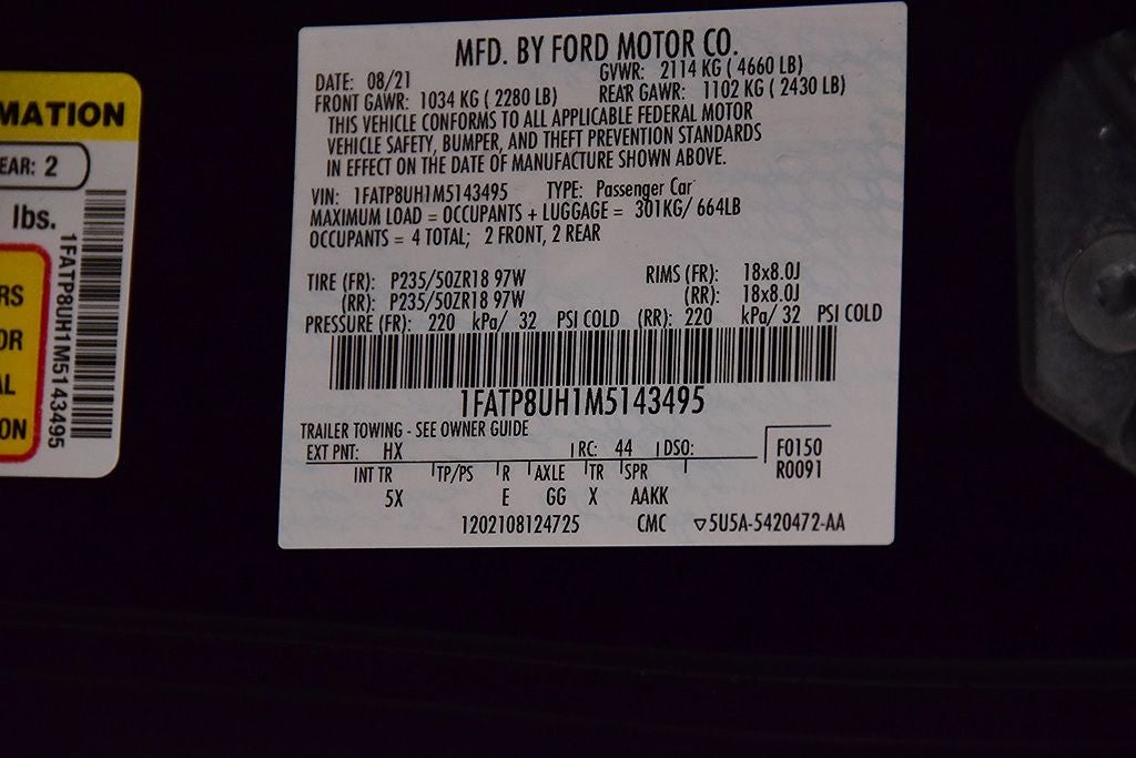 2021 Ford Mustang EcoBoost Premium